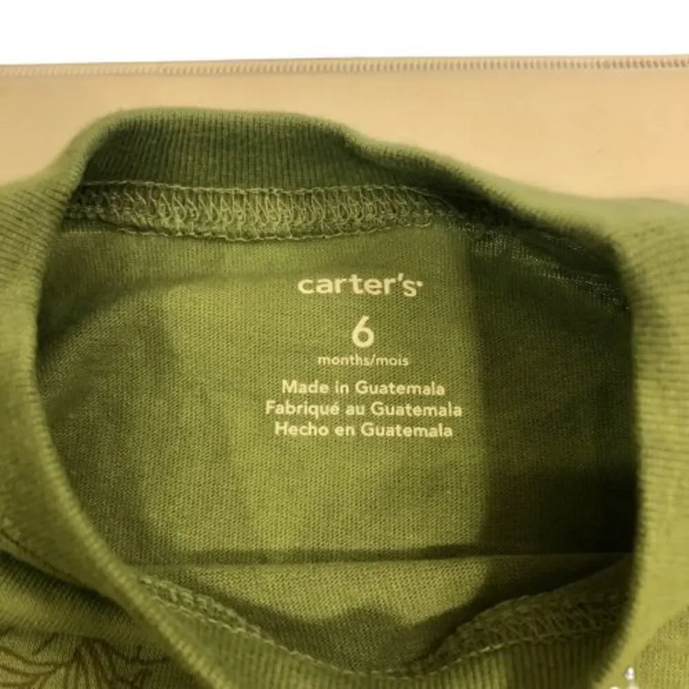 Carters Baby Boys T- Shirt - Layered - Long Sleeve - Bugs - 6 month